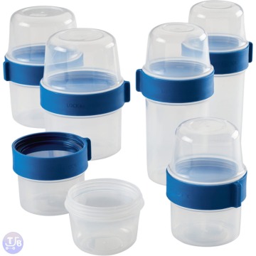 12-Pc LocknLock Easy Essentials Twist Food Storage Container Set