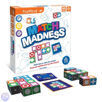 FoxMind Match Madness Visual Matching Board Game